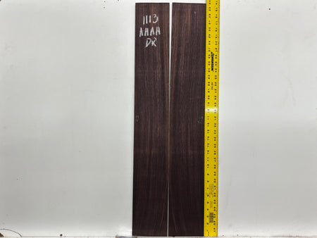 East Indian Rosewood Dreadnought AAAA Grade Guitar Back & Side Set #1113 - Exotic Wood Zone