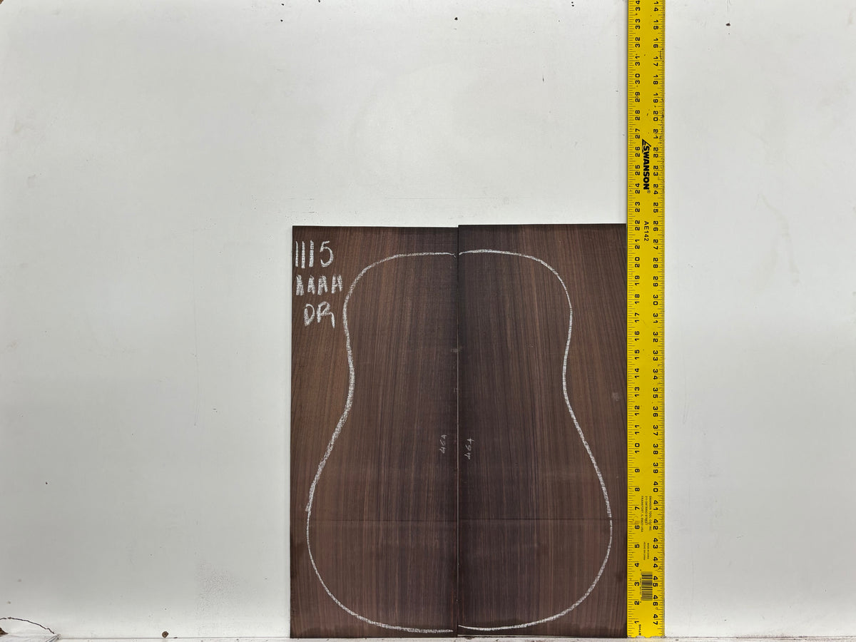 East Indian Rosewood Dreadnought AAAA Grade Guitar Back & Side Set #1115 - Exotic Wood Zone