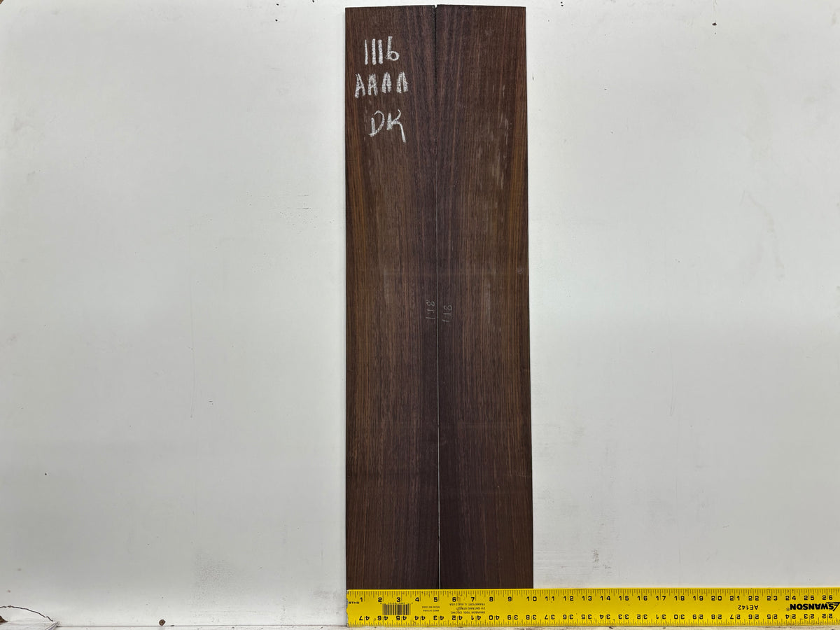 East Indian Rosewood Dreadnought AAAA Grade Guitar Back & Side Set #1116 - Exotic Wood Zone