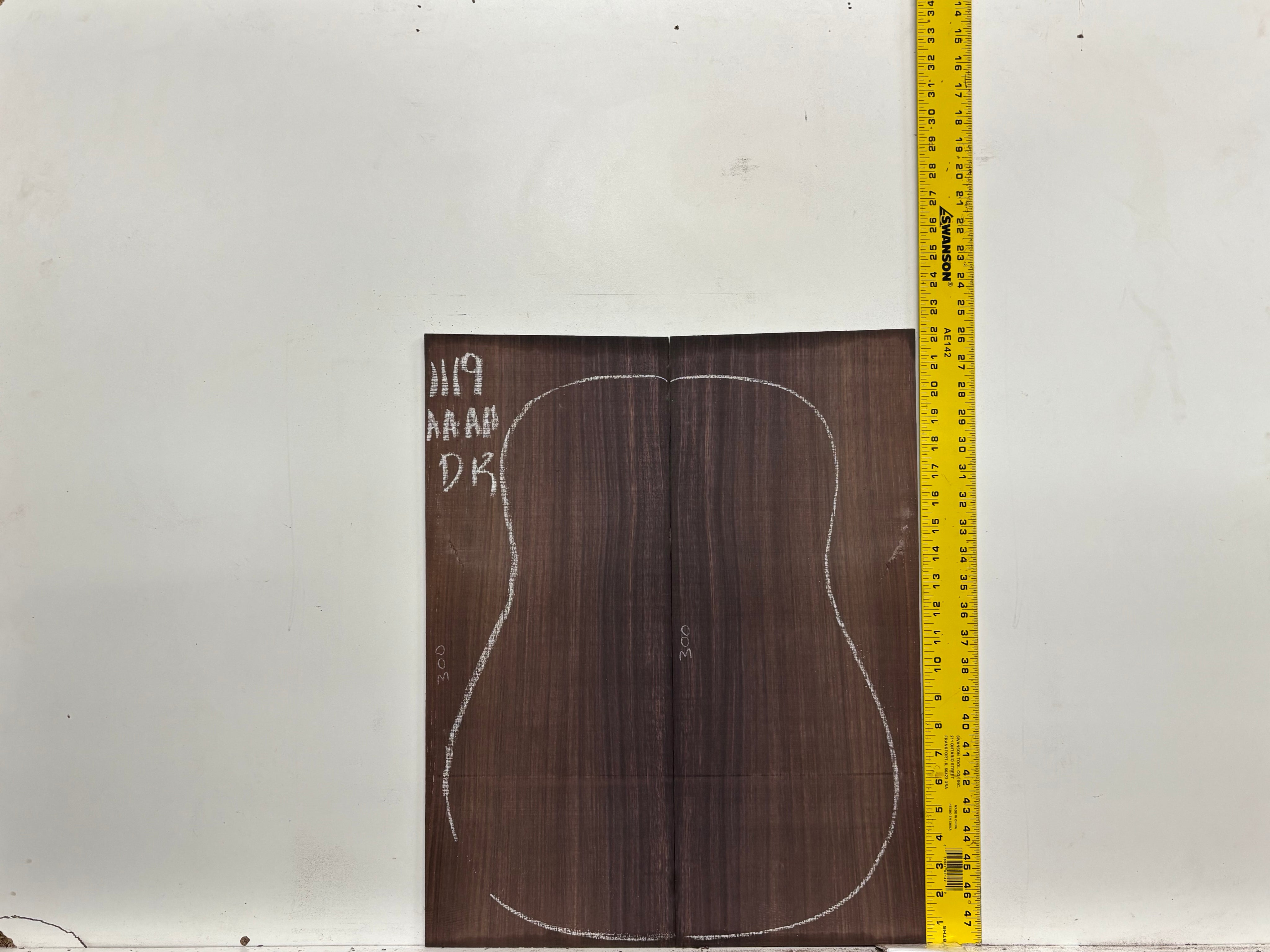 East Indian Rosewood Dreadnought AAAA Grade Guitar Back & Side Set #1119 - Exotic Wood Zone