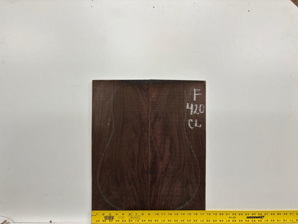 Figured Indian Rosewood Classical Guitar Back & Side Set #420