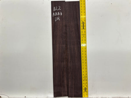 East Indian Rosewood Dreadnought AAAA Grade Guitar Back & Side Set #1122 - Exotic Wood Zone