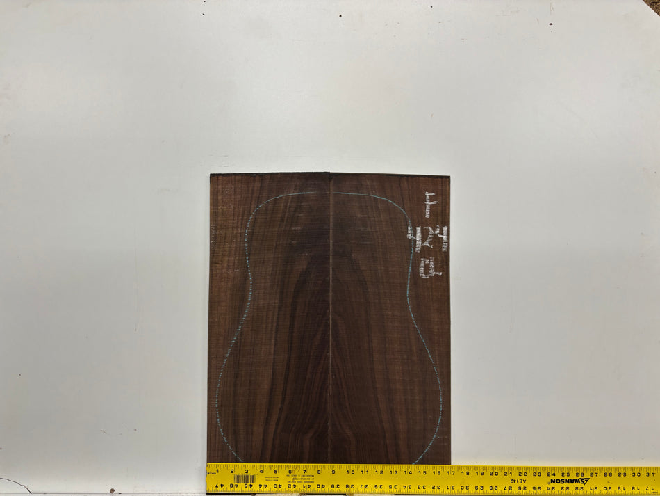 Figured Indian Rosewood Classical Guitar Back & Side Set #424