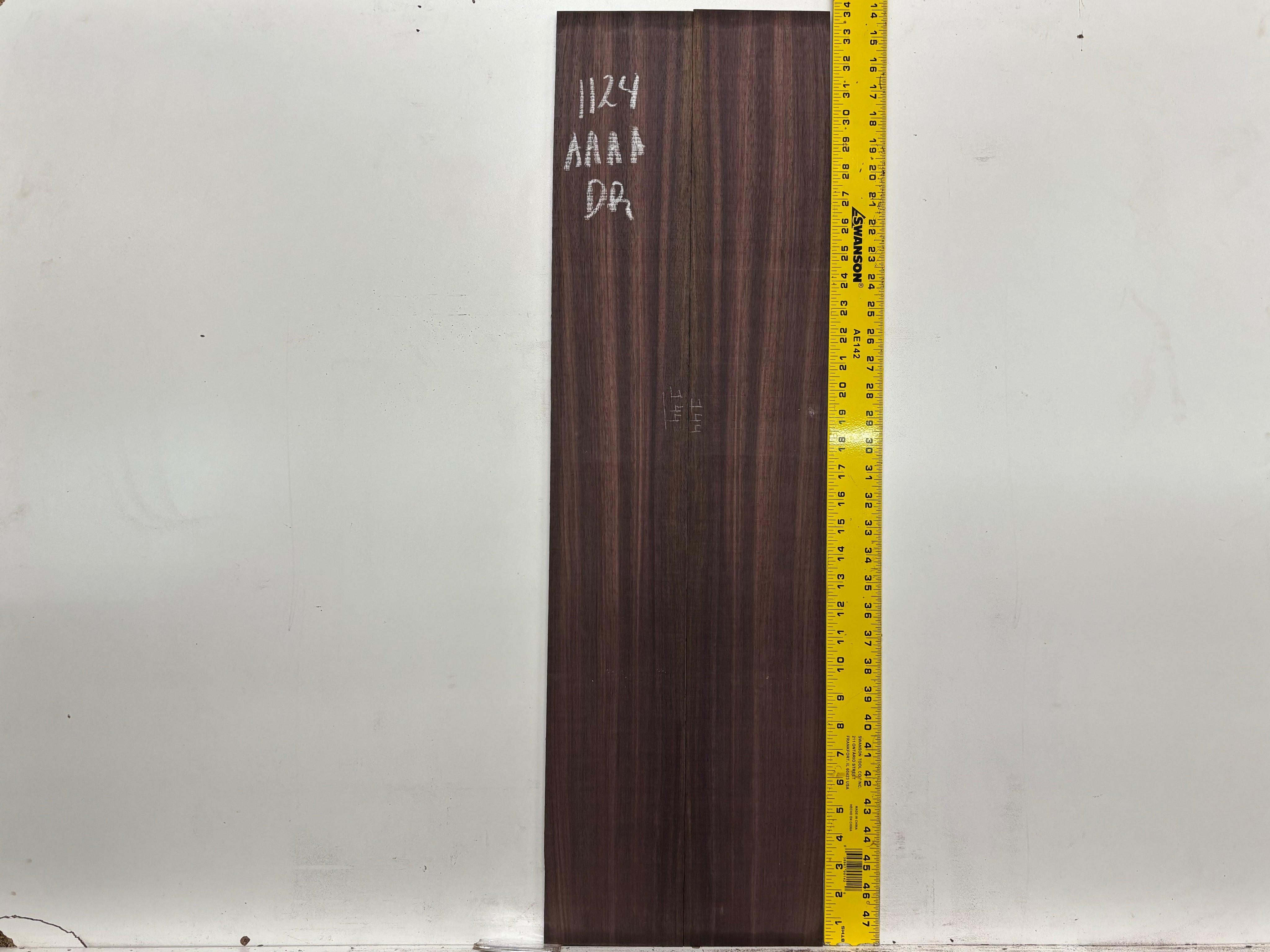 East Indian Rosewood Dreadnought AAAA Grade Guitar Back & Side Set #1124 - Exotic Wood Zone