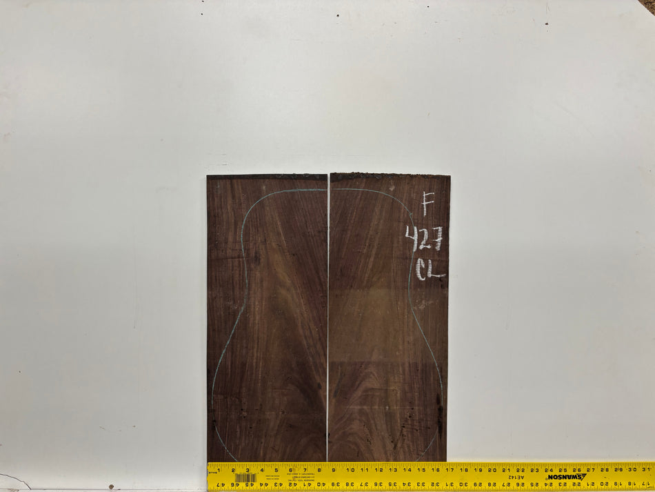 Figured Indian Rosewood Classical Guitar Back & Side Set #427