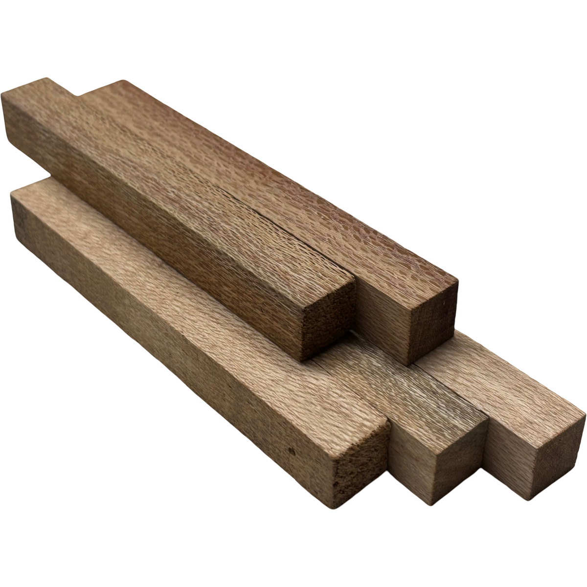 Pack of 6, Silky Oak Wood Pen Blanks 3/4" x 3/4" x 6" Exotic Wood Zone 