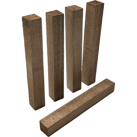 Pack of 6, Silky Oak Wood Pen Blanks 3/4" x 3/4" x 6" Exotic Wood Zone 