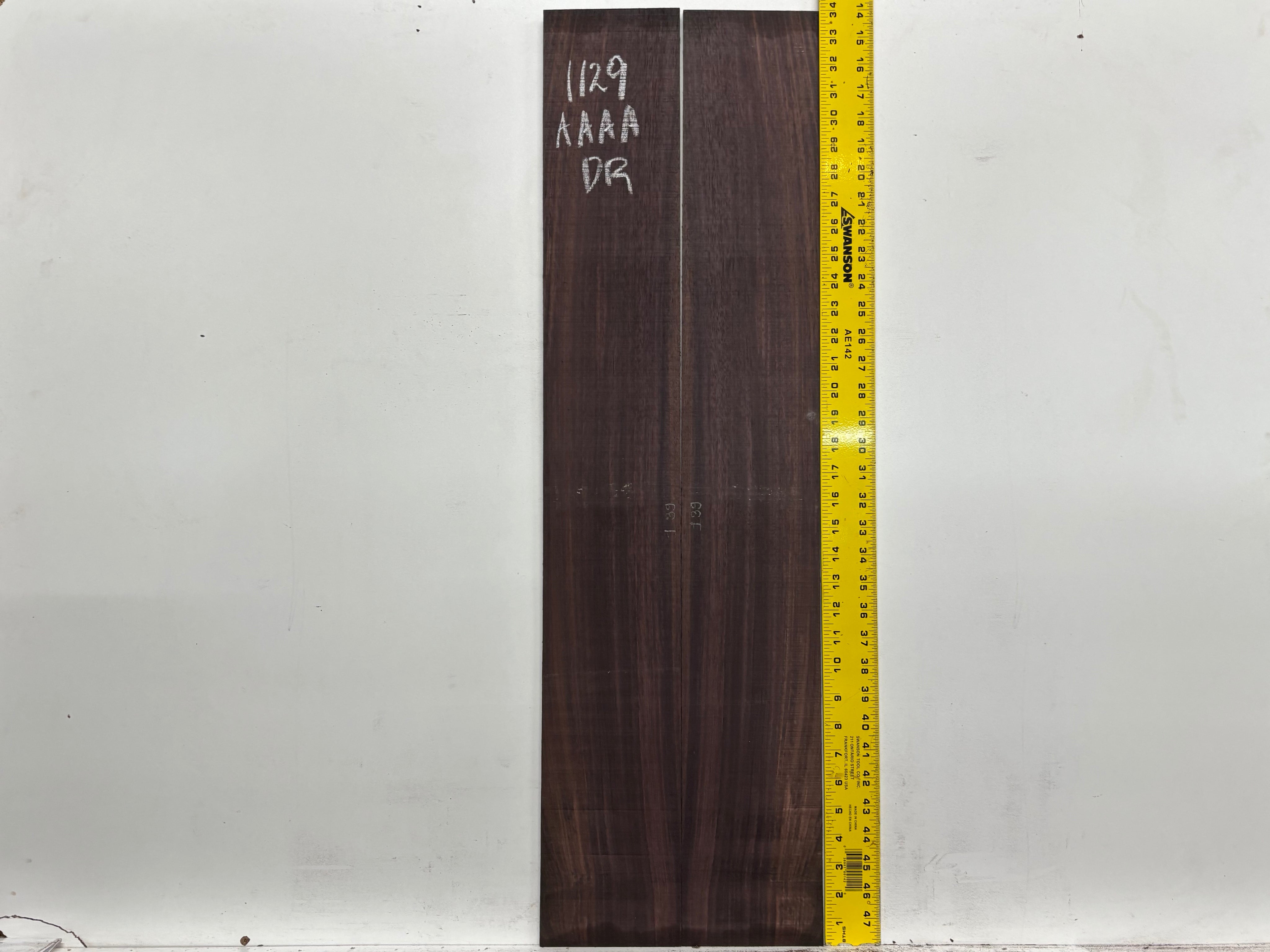 East Indian Rosewood Dreadnought AAAA Grade Guitar Back & Side Set #1129 - Exotic Wood Zone