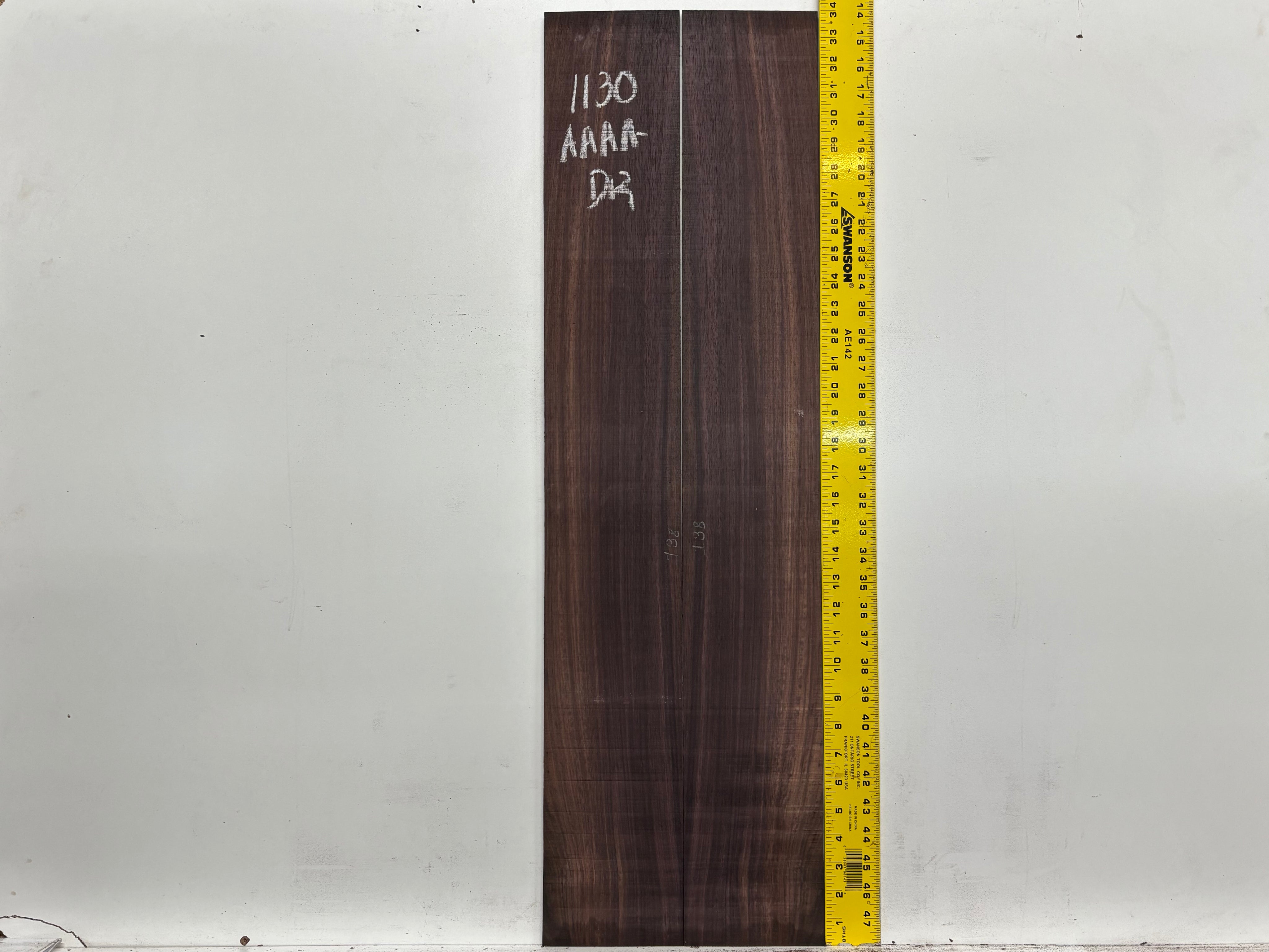 East Indian Rosewood Dreadnought AAAA Grade Guitar Back & Side Set #1130 - Exotic Wood Zone