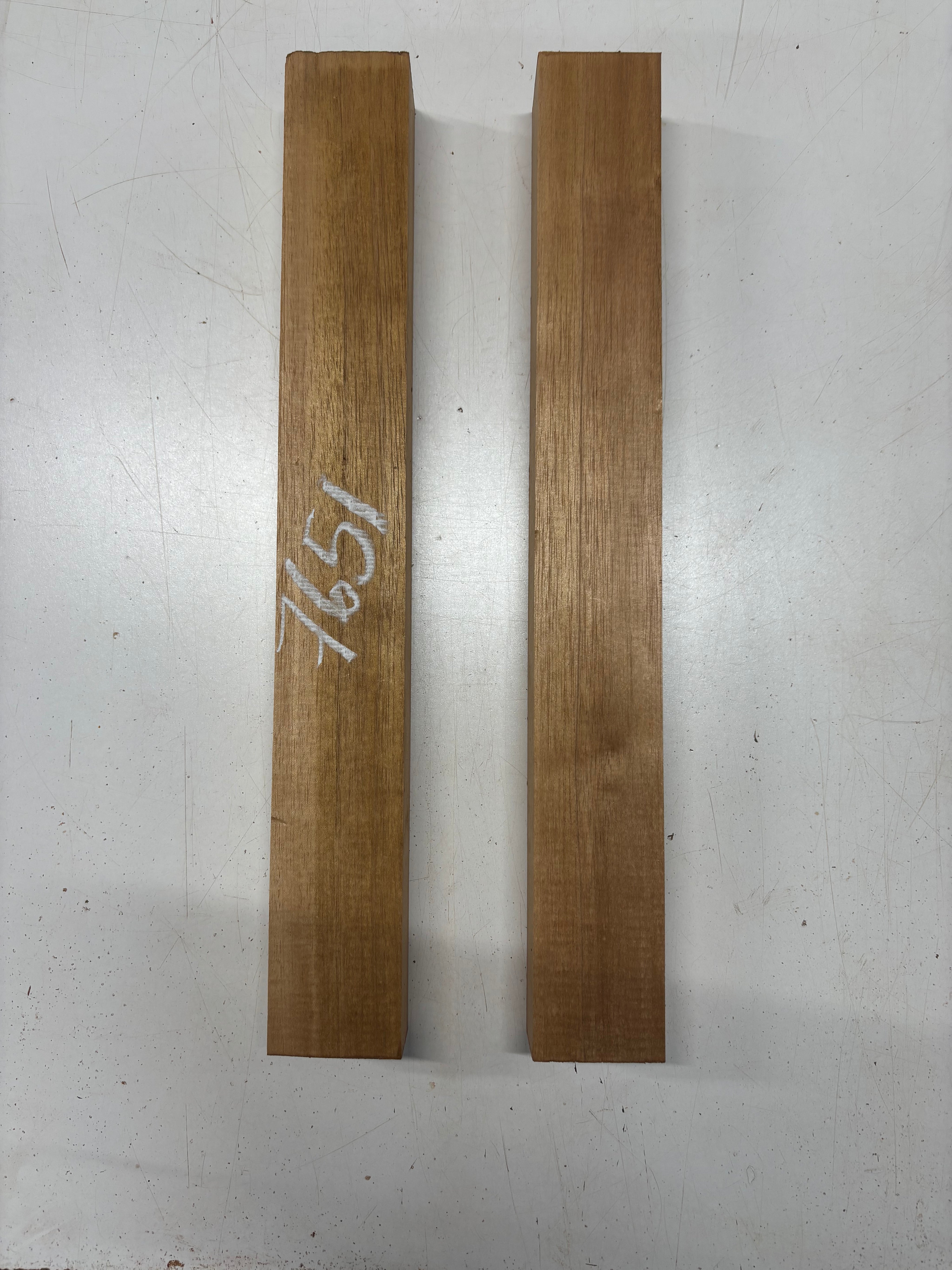 2 Pack, Spanish Cedar Guitar Neck Blank 20"x2-1/2"x1-7/8"#7651 - Exotic Wood Zone