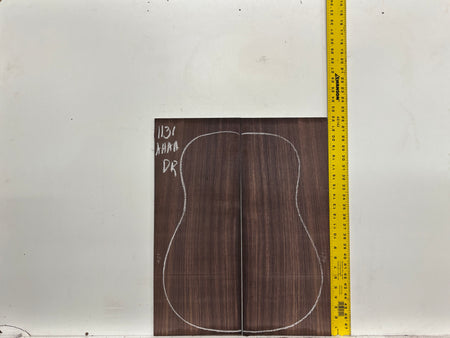 East Indian Rosewood Dreadnought AAAA Grade Guitar Back & Side Set #1131 - Exotic Wood Zone