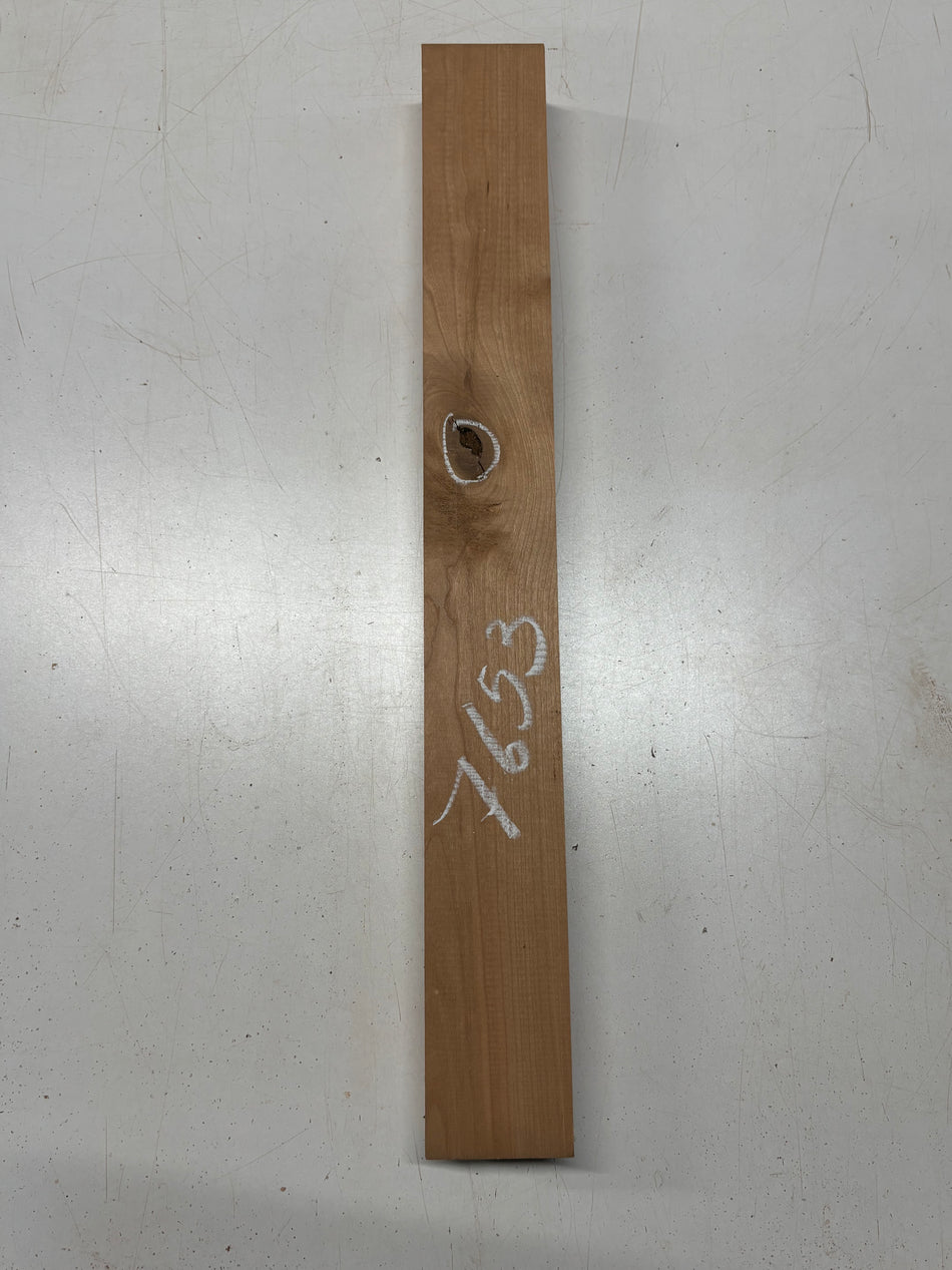 1 Piece, Cherry Lumber Board Blank 24"x2-7/8"x2"#7653 - Exotic Wood Zone