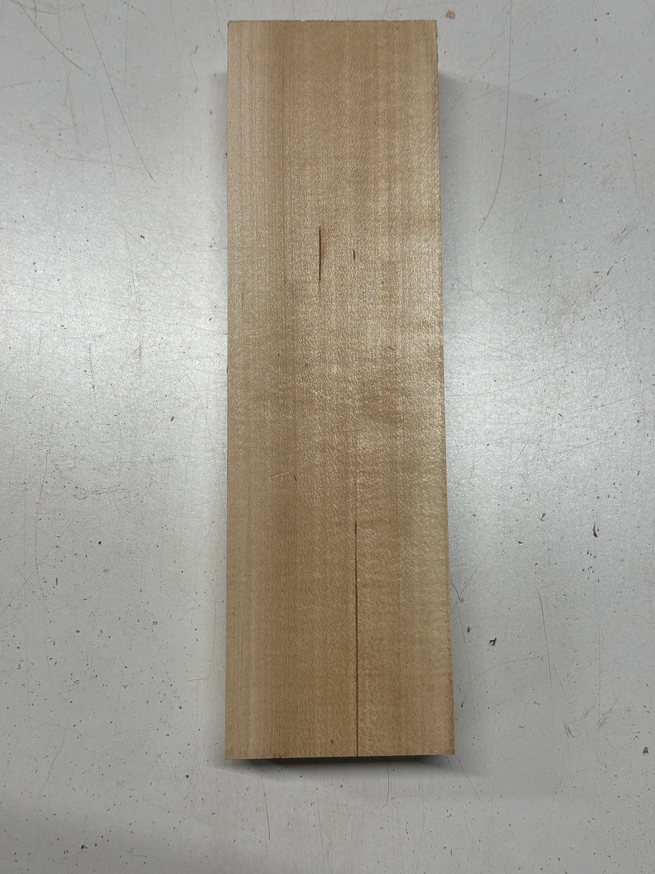 1 Piece, Basswood Lumber Board Blank  12-1/2"x3-3/4"x1-3/4"#7654 - Exotic Wood Zone