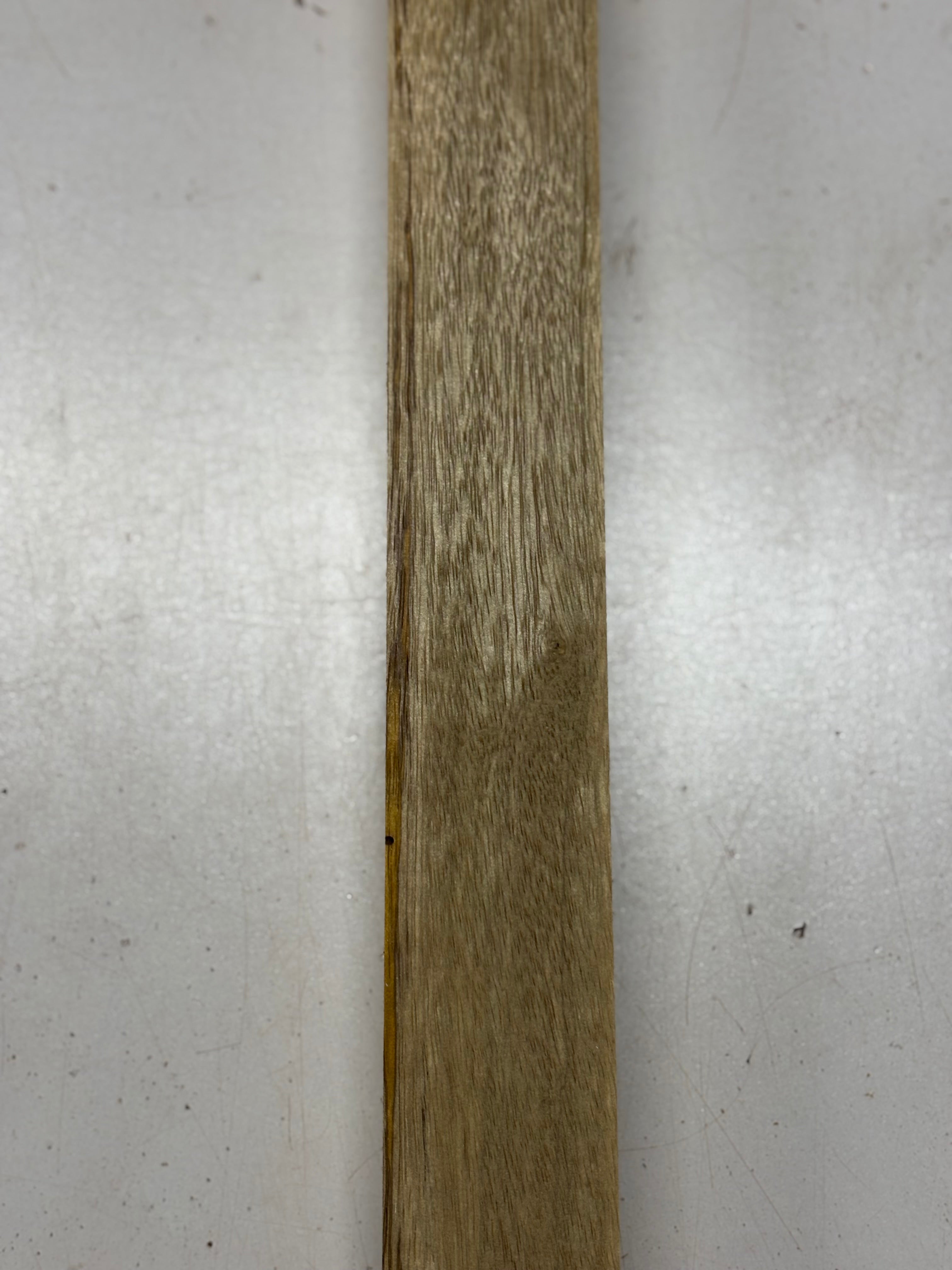 1 Piece, Black Limba Thin Stock Lumber 31"x1-7/8"x1-1/2"#7656 - Exotic Wood Zone