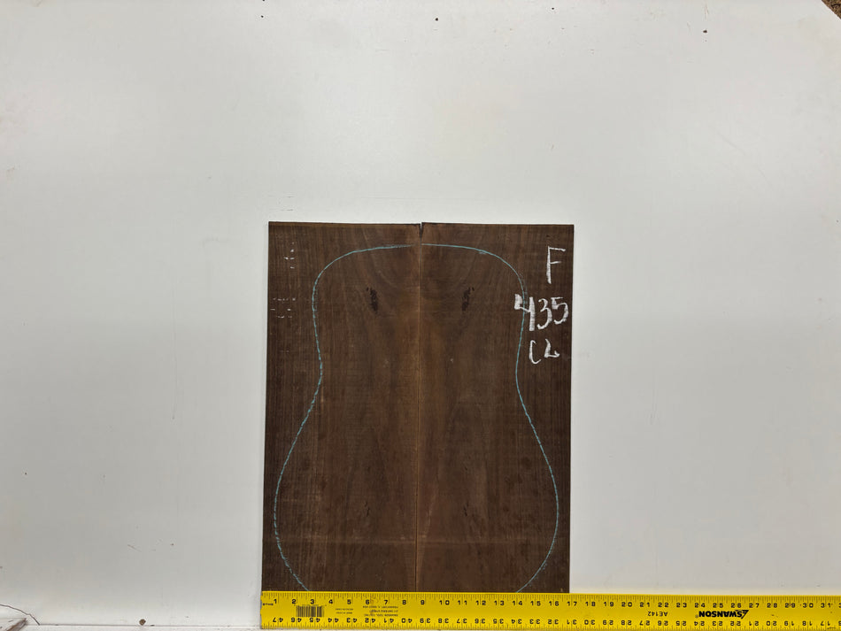 Figured Indian Rosewood Classical Guitar Back & Side Set #435