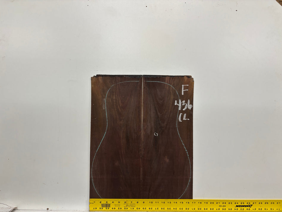 Figured Indian Rosewood Classical Guitar Back & Side Set #436