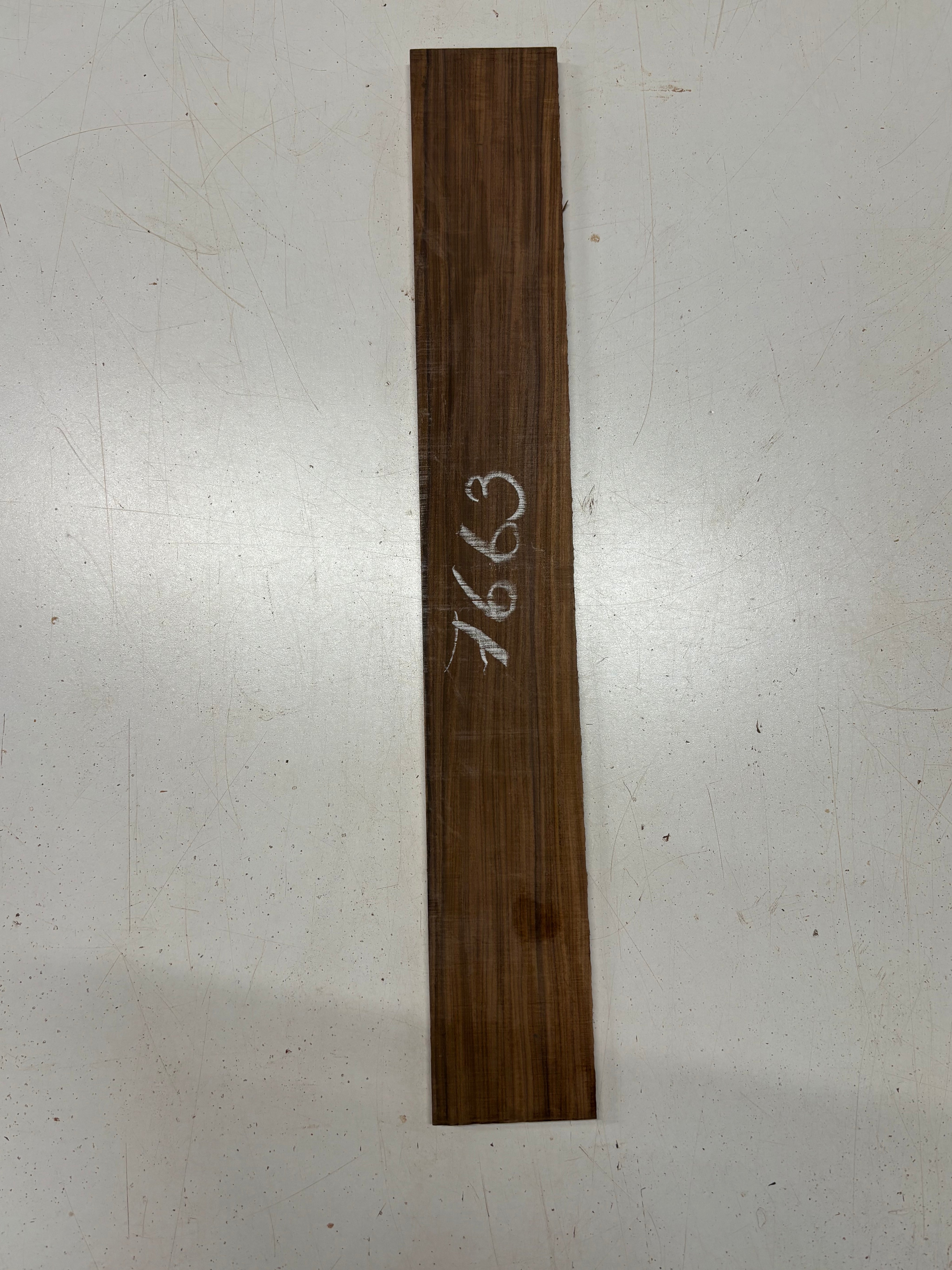 1 Piece, Santos Rosewood Fingerboard Blank 21"x3"x1/4" #7663 - Exotic Wood Zone