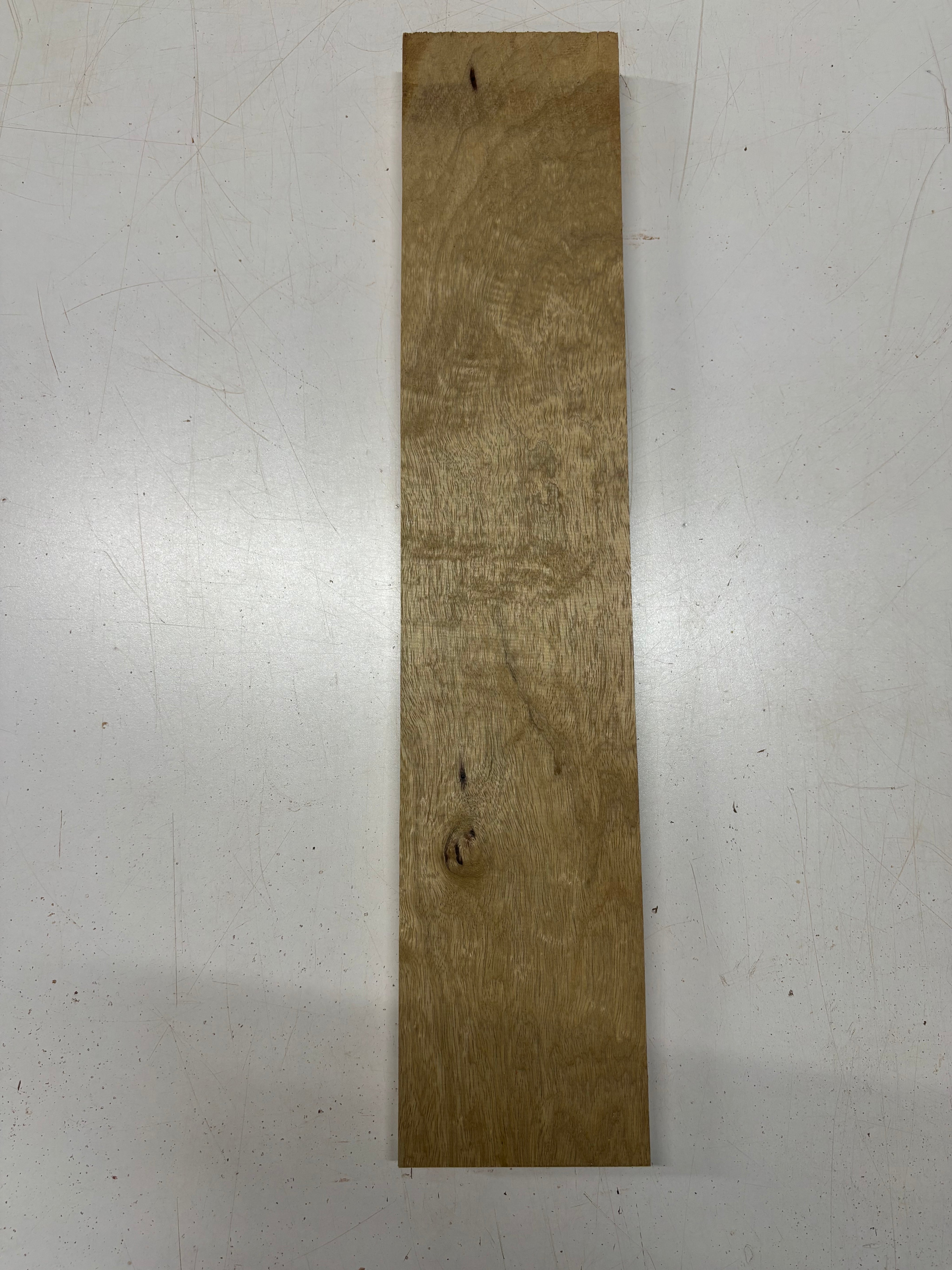 1 Piece, White Limba Guitar Neck Blank 24"x4-7/8"x1-1/4"#7665 - Exotic Wood Zone