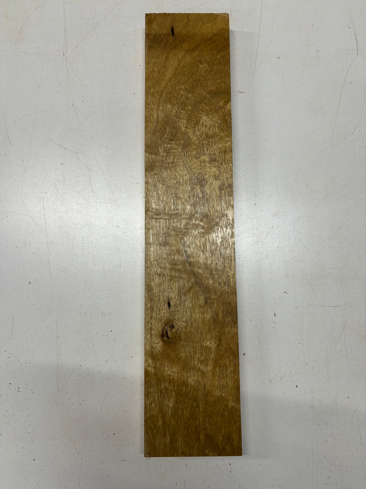 1 Piece, White Limba Guitar Neck Blank 24"x4-7/8"x1-1/4"#7665 - Exotic Wood Zone