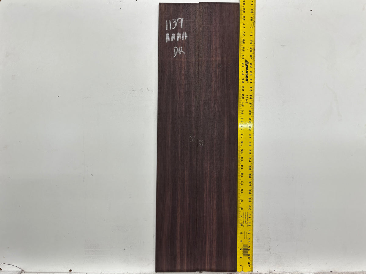 East Indian Rosewood Dreadnought AAAA Grade Guitar Back & Side Set #1139 - Exotic Wood Zone