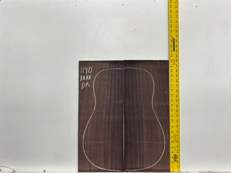 East Indian Rosewood Dreadnought AAAA Grade Guitar Back & Side Set #1140 - Exotic Wood Zone