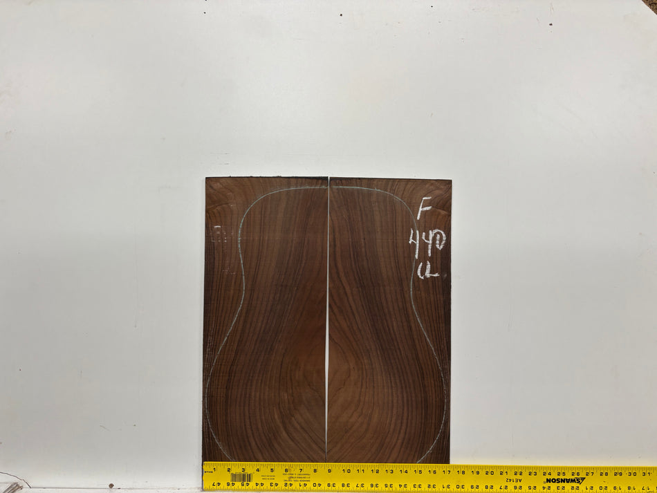 Figured Indian Rosewood Classical Guitar Back & Side Set #440