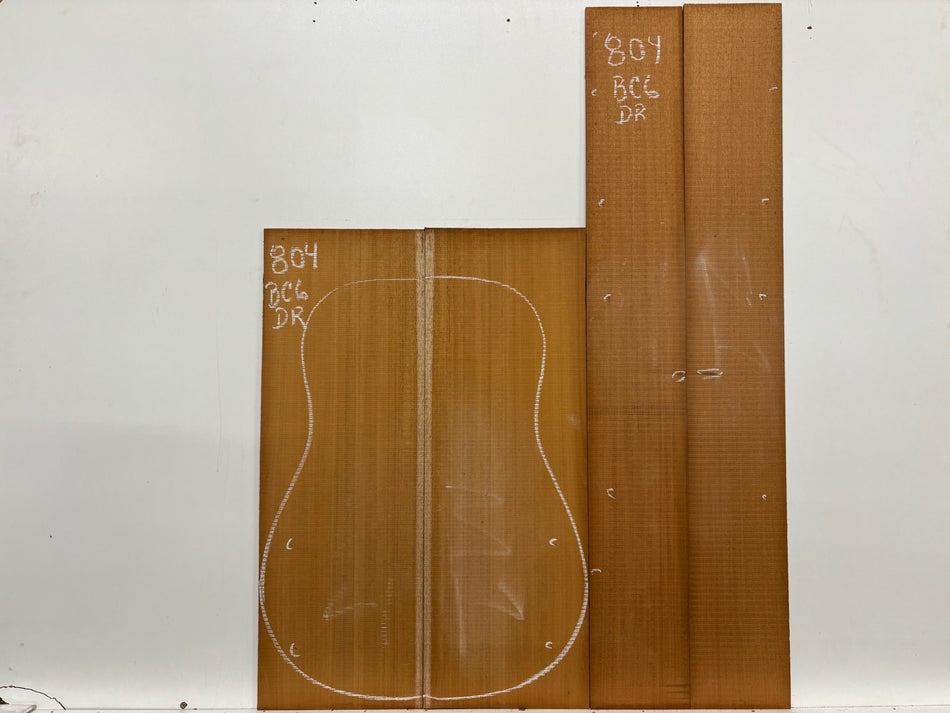 Mahogany Dreadnought Guitar Back & Side Set- BC Grade #804