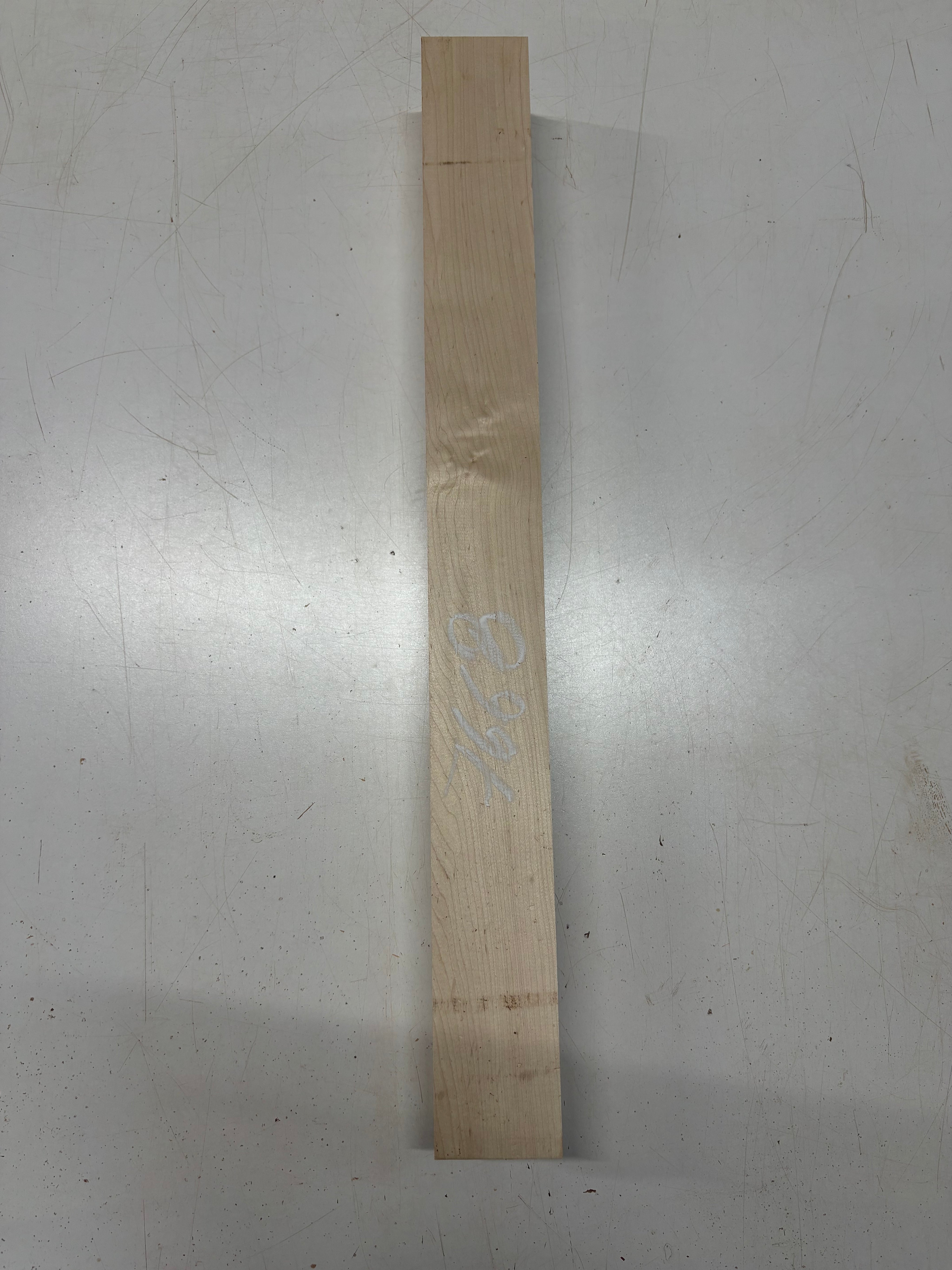 1 Piece, Hard Maple Turning Wood Blank  25"x2-1/2"x2-1/2"#7668 - Exotic Wood Zone