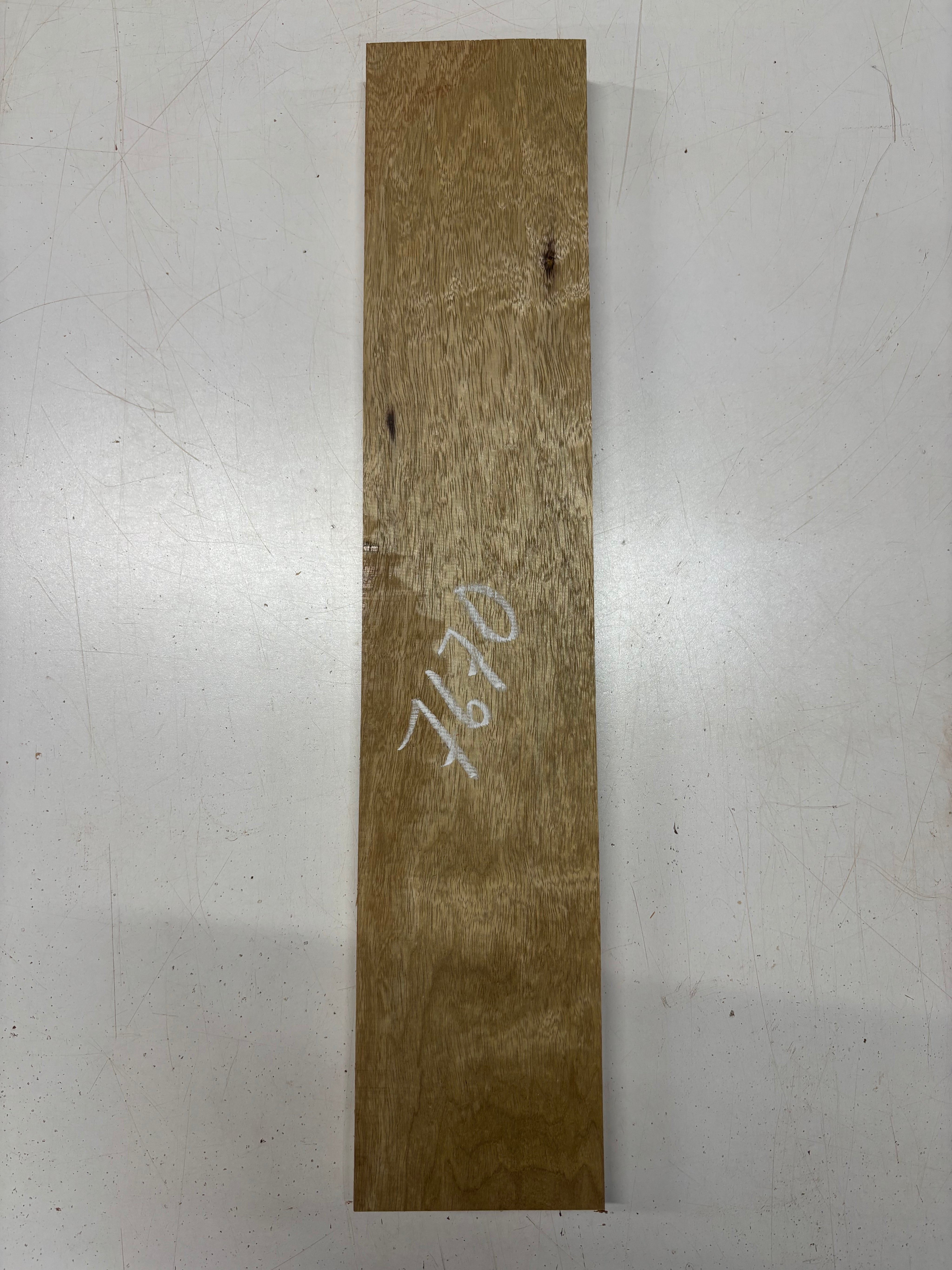 1 Piece, White Limba Guitar Neck Blank 24"x4-7/8"x1-1/4" #7670 - Exotic Wood Zone