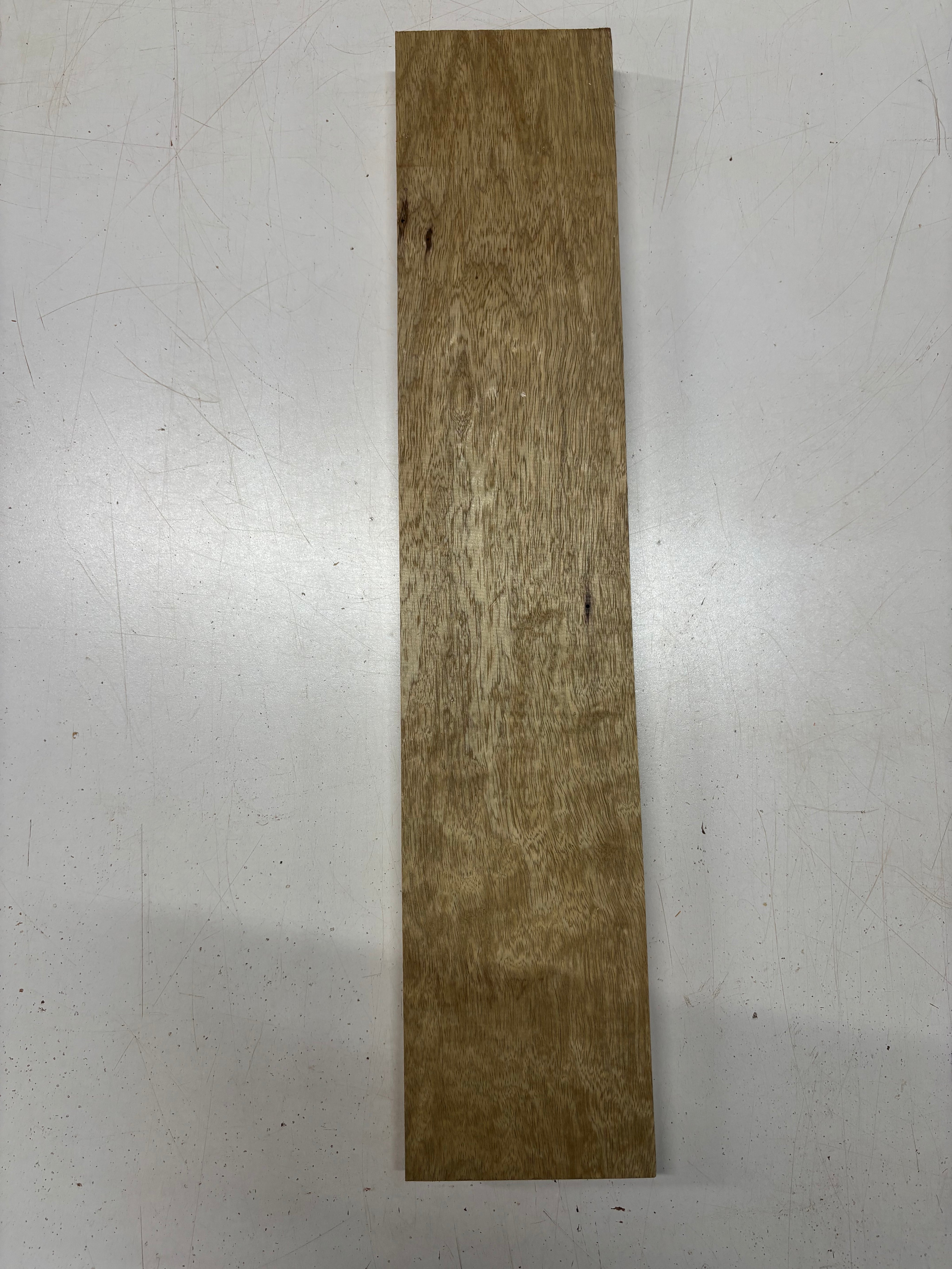1 Piece, White Limba Guitar Neck Blank 24"x4-7/8"x1-1/4" #7670 - Exotic Wood Zone