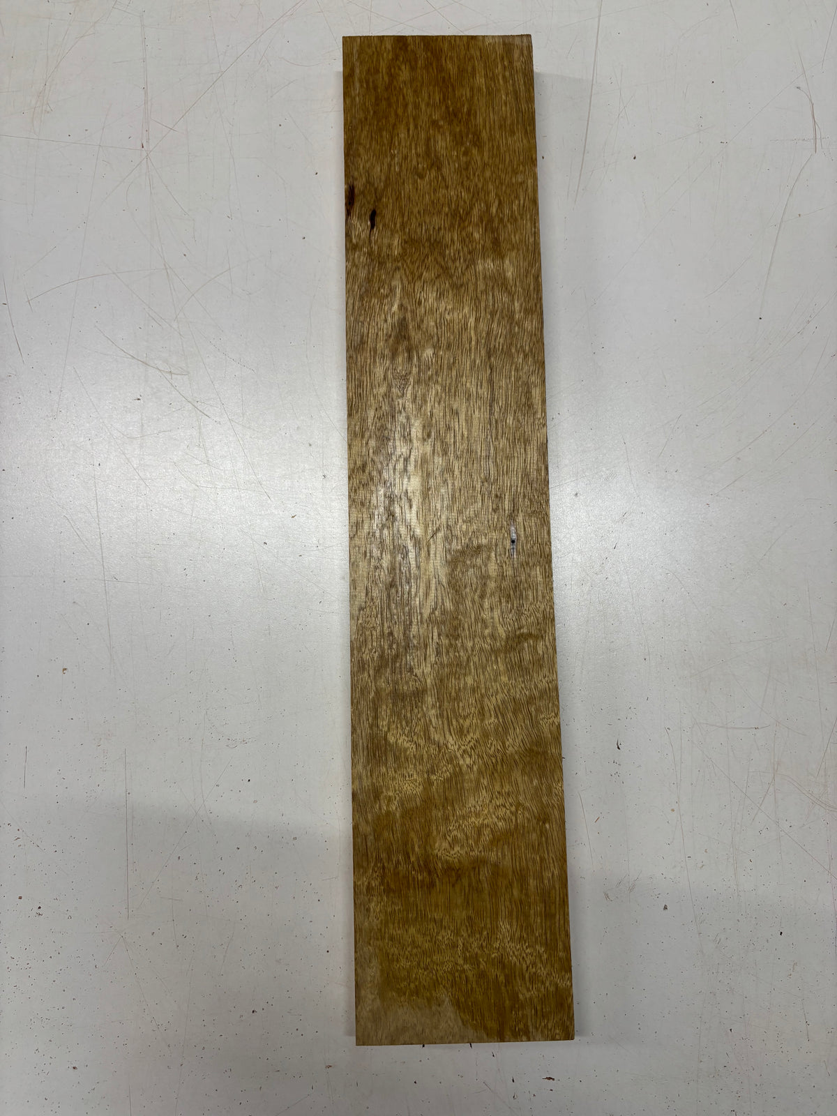 1 Piece, White Limba Guitar Neck Blank 24"x4-7/8"x1-1/4" #7670 - Exotic Wood Zone
