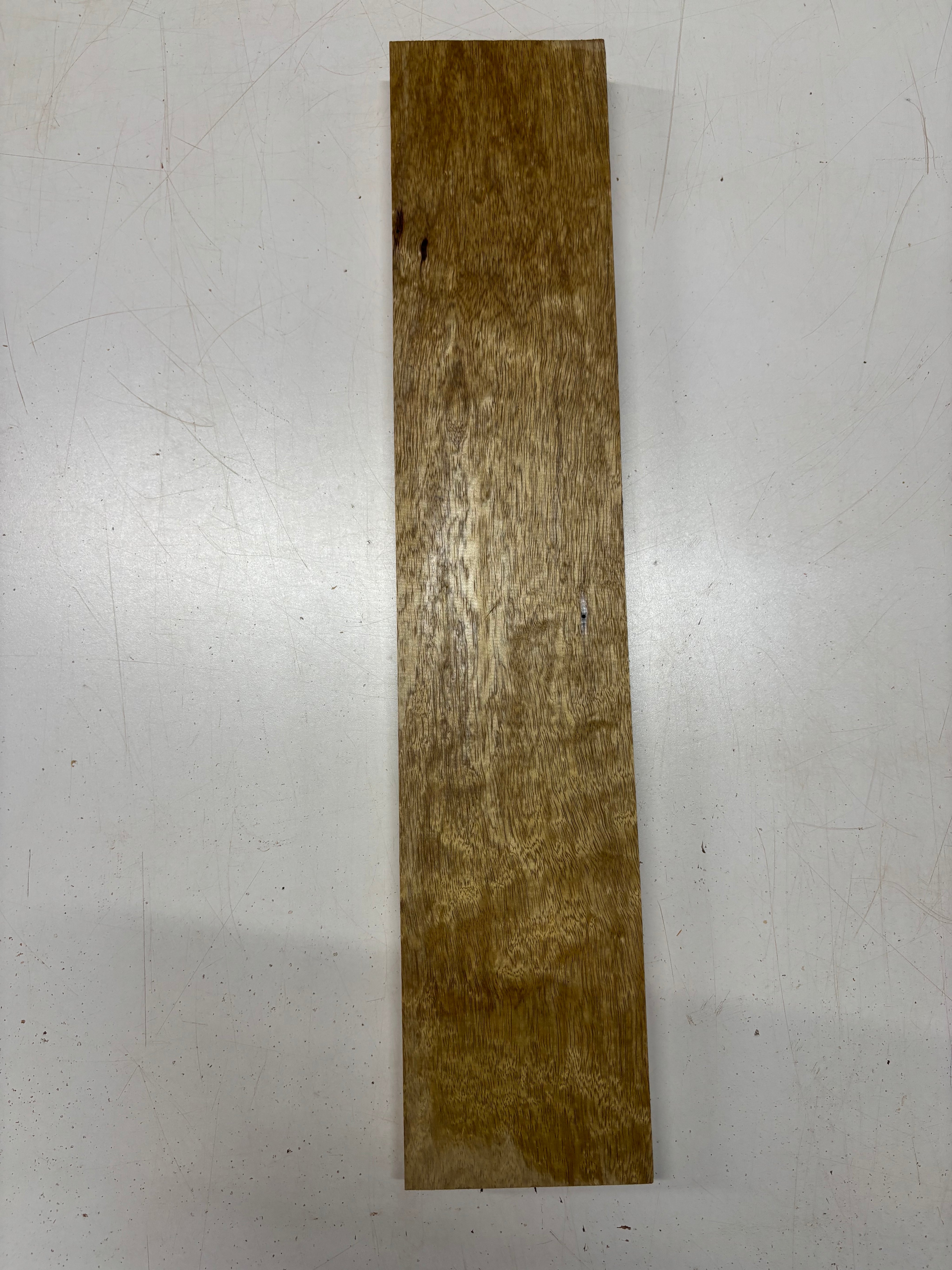 1 Piece, White Limba Guitar Neck Blank 24"x4-7/8"x1-1/4" #7670 - Exotic Wood Zone