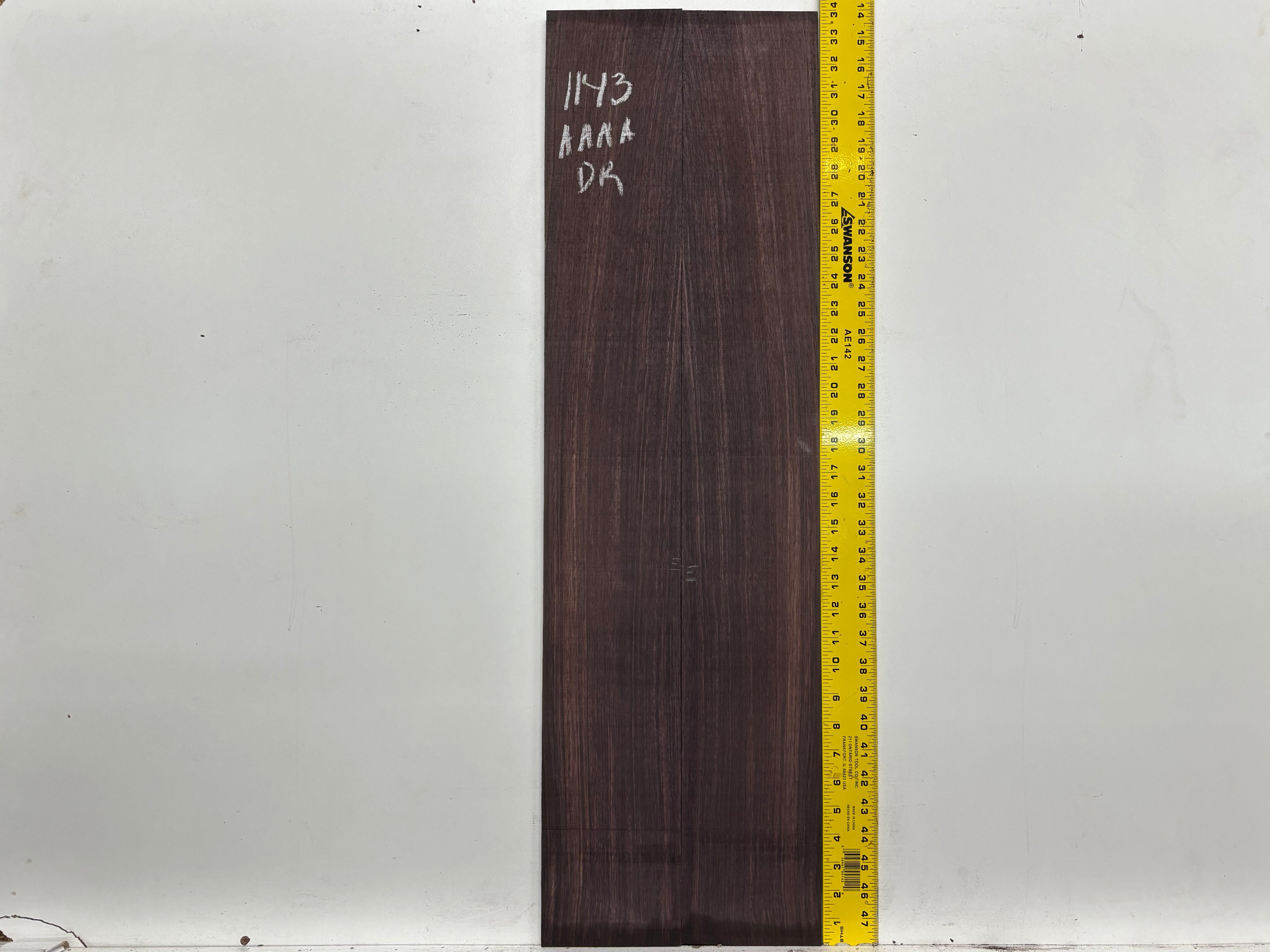 East Indian Rosewood Dreadnought AAAA Grade Guitar Back & Side Set #1143 - Exotic Wood Zone