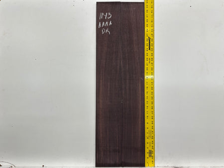 East Indian Rosewood Dreadnought AAAA Grade Guitar Back & Side Set #1143 - Exotic Wood Zone