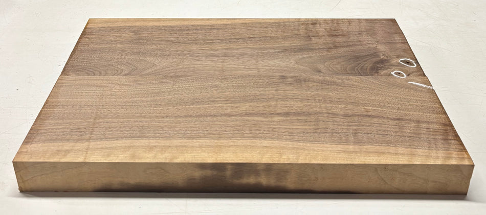 Black Walnut Guitar Body Blank - 21" x 14-1/8" x 1-7/8", 12 Lbs (2 Pcs Glued) #701