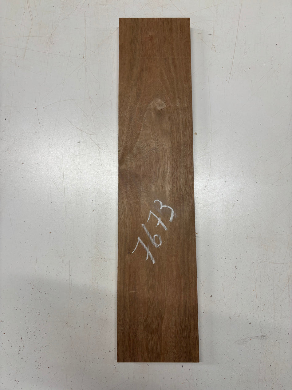 1 Piece, Caribbean Walnut Lumber Board Blank 25"x5-1/2"x1"#7673 - Exotic Wood Zone