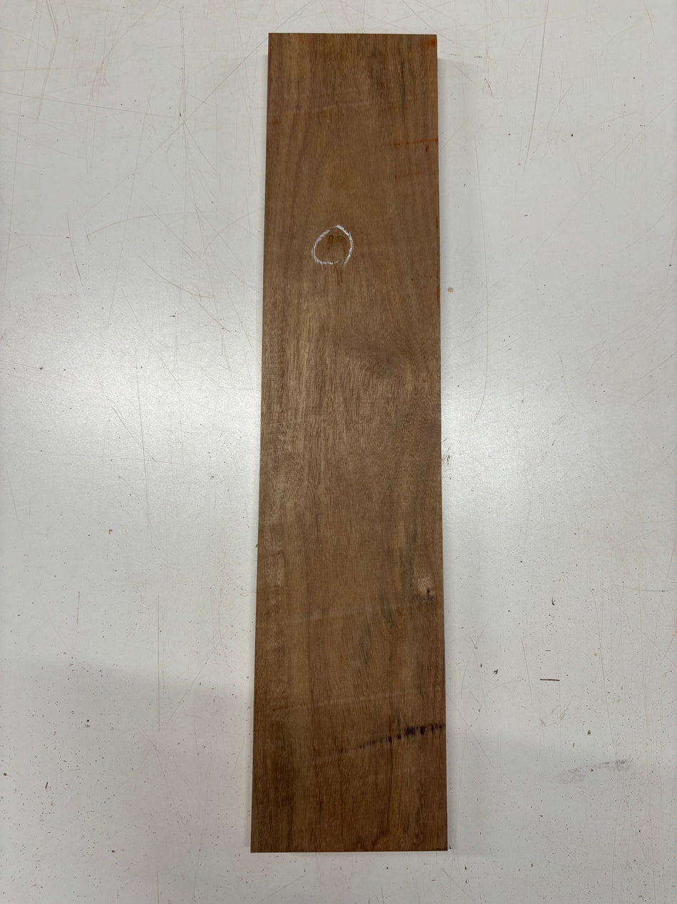 1 Piece, Caribbean Walnut Lumber Board Blank 25"x5-1/2"x1"#7673 - Exotic Wood Zone