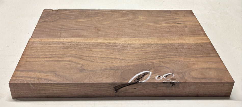 Black Walnut Guitar Body Blank - 21" x 14-1/8" x 2", 15 Lbs (2 Pcs Glued) #702