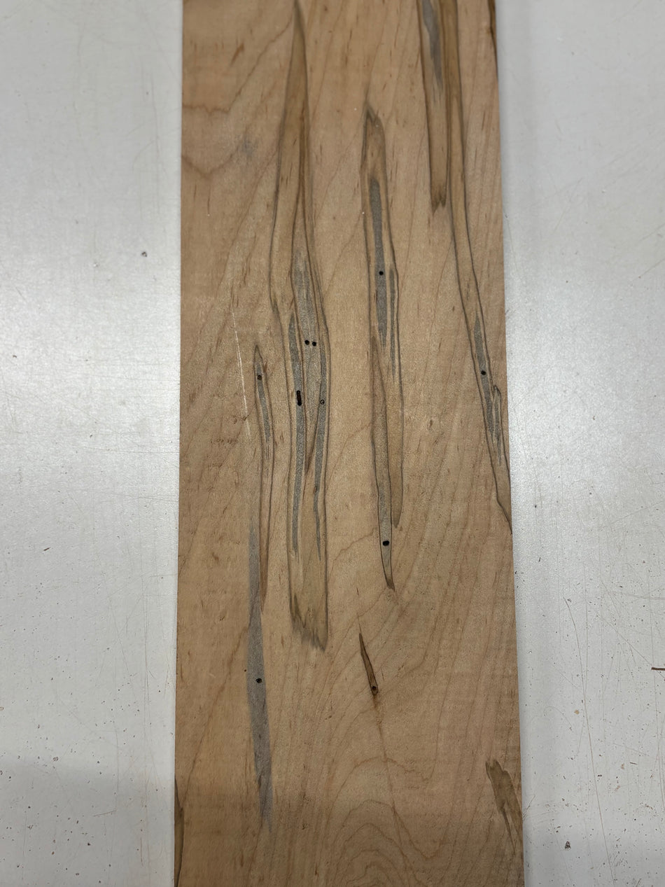 1 Piece, Ambrosia Maple Lumber Board Blank  36"x5-7/8"x1/2"#7676 - Exotic Wood Zone