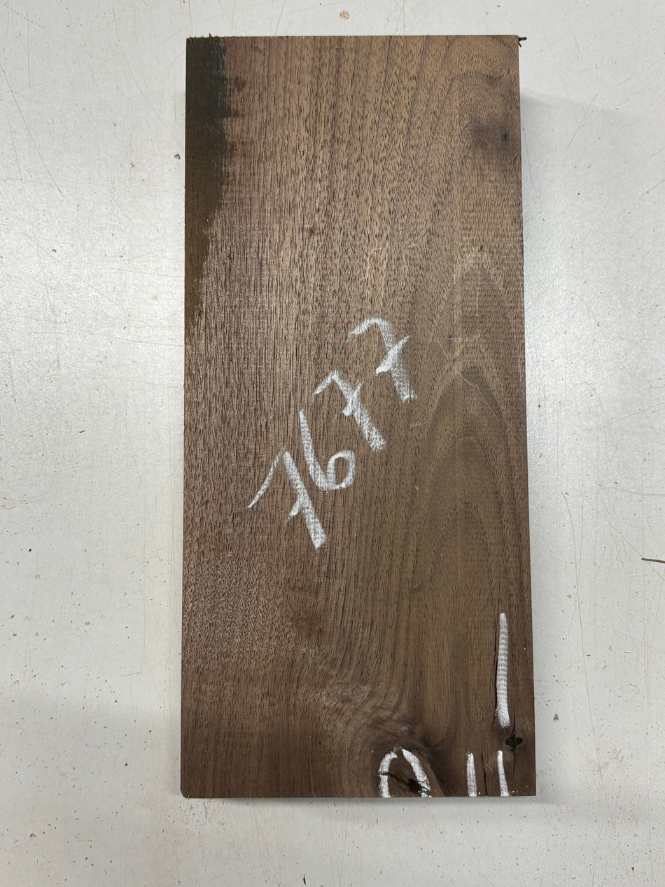 1 Piece, Black Walnut Lumber Board Blank 13"x6"x1-7/8"#7677 - Exotic Wood Zone