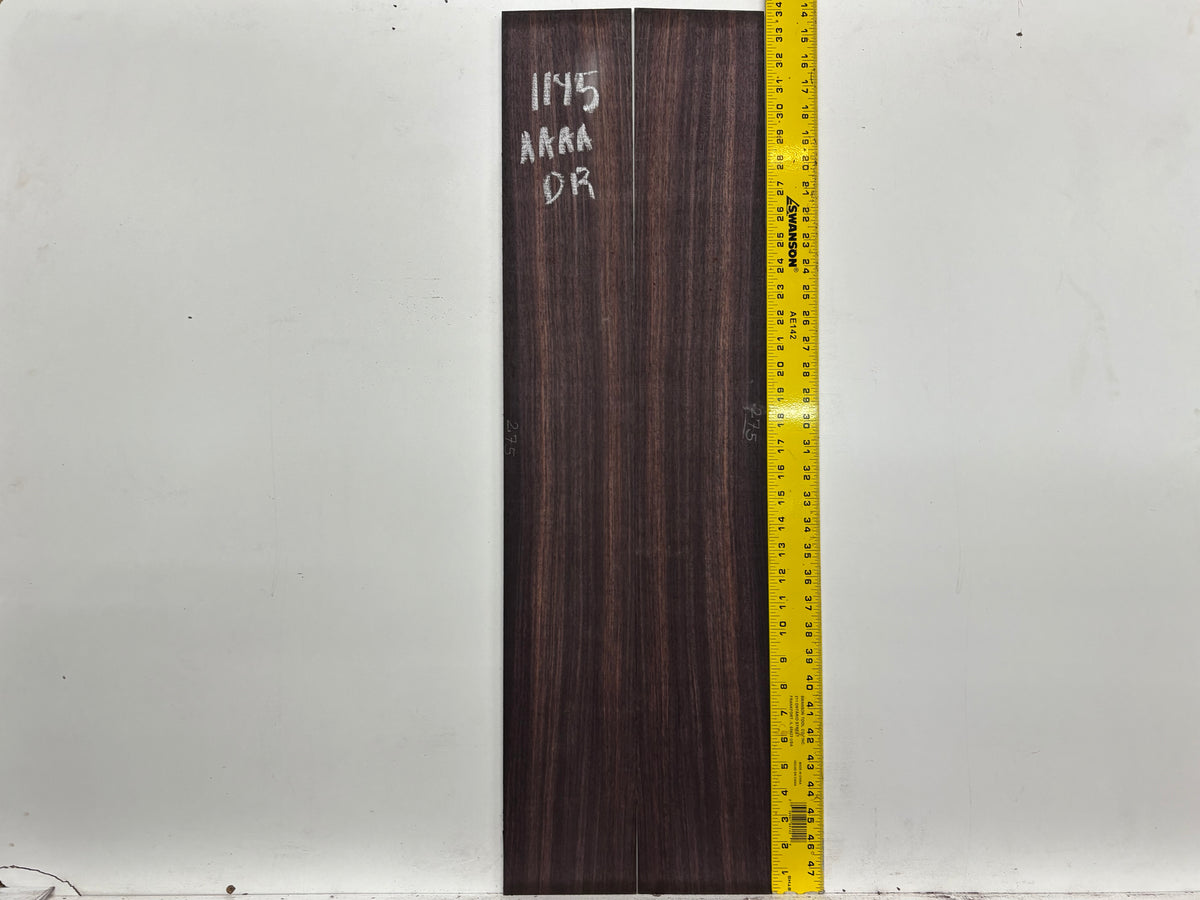 East Indian Rosewood Dreadnought AAAA Grade Guitar Back & Side Set #1145 - Exotic Wood Zone