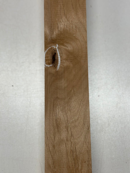 1 Piece, Red Alder Guitar Neck Blank  21"x2-5/8"x1-7/8"#7678 - Exotic Wood Zone