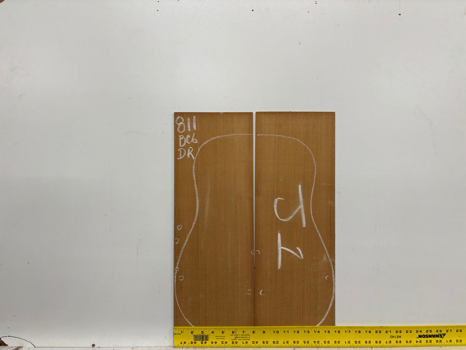 Mahogany Dreadnought Guitar Back & Side Set- BC Grade #811