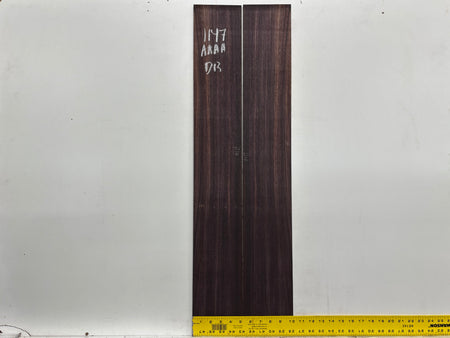 East Indian Rosewood Dreadnought AAAA Grade Guitar Back & Side Set #1147 - Exotic Wood Zone