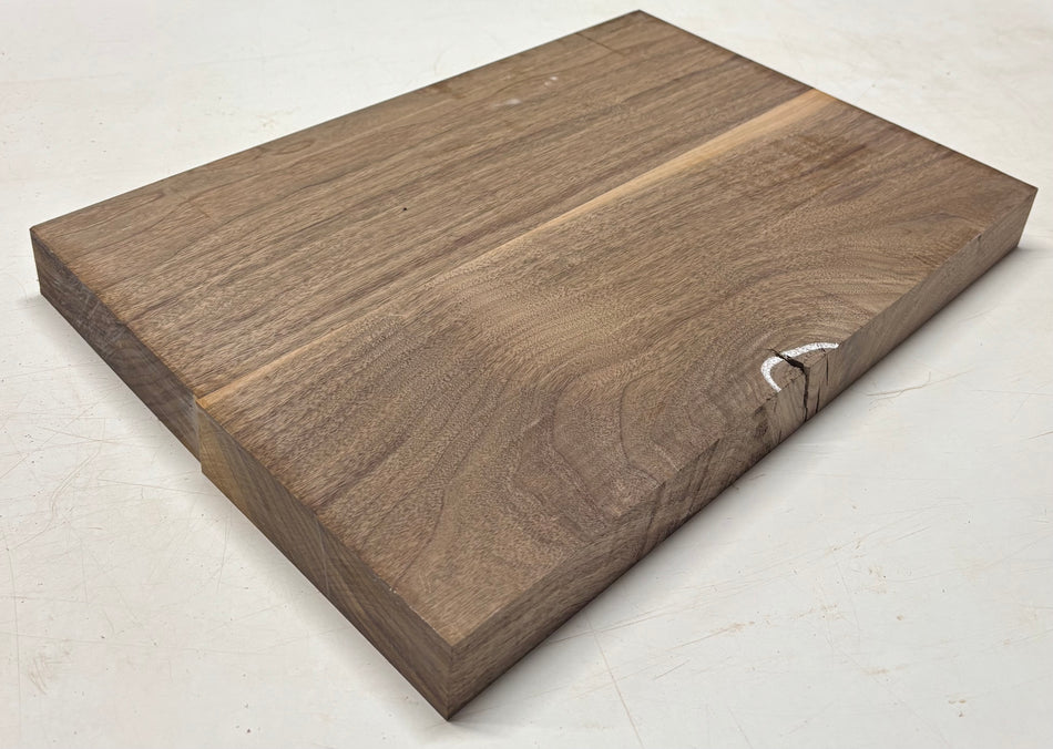 Black Walnut Guitar Body Blank - 21" x 14-1/8" x 1-7/8", 10 Lbs (2 Pcs Glued) #705