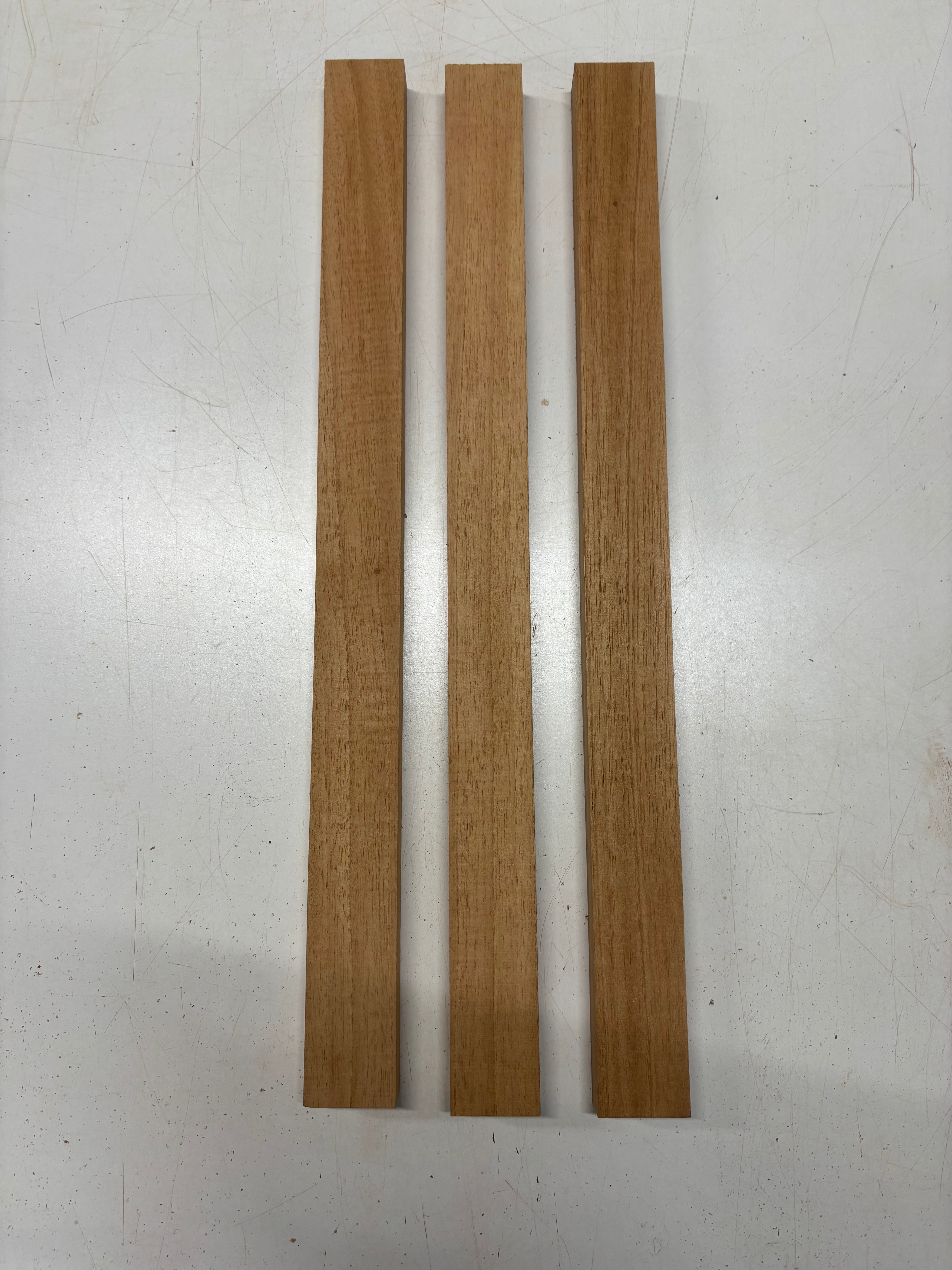 3 Pack, Spanish Cedar Thin Stock Lumber 24"x1-7/8"x1" #7685 - Exotic Wood Zone