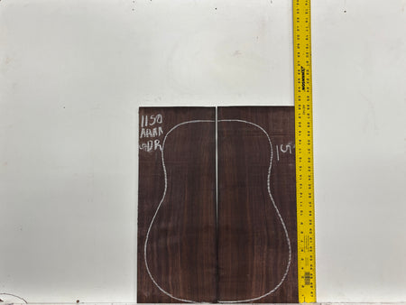 East Indian Rosewood Dreadnought AAAA Grade Guitar Back & Side Set #1150 - Exotic Wood Zone