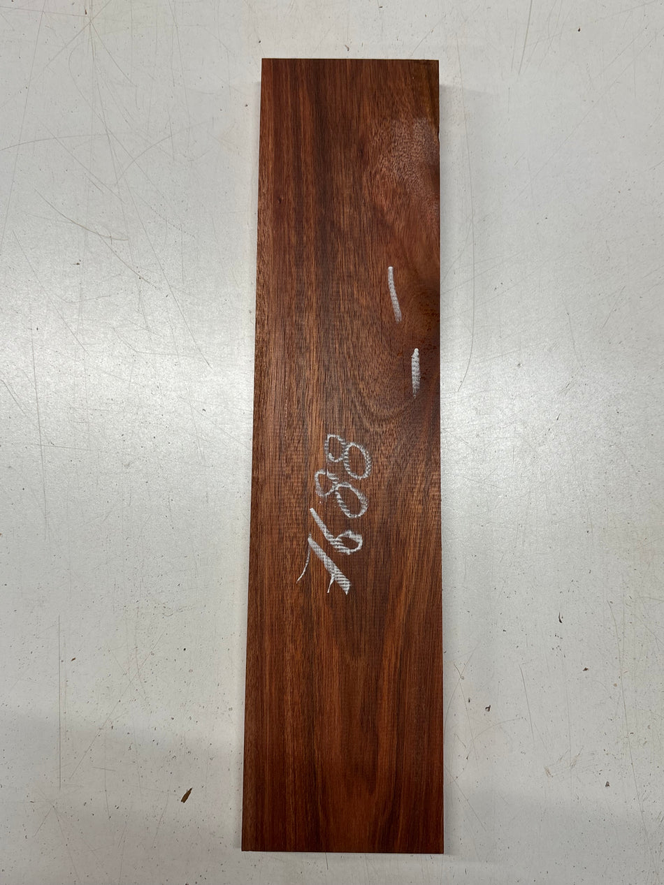 1 Piece, Bloodwood Lumber Board Blank  19"x4-1/2"x1" #7688 - Exotic Wood Zone