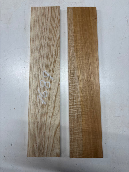 2 Pack, 2 Species Spanish Cedar + Swamp Ash Thin Stock Lumber 24"x5"x3/4"#7689 - Exotic Wood Zone