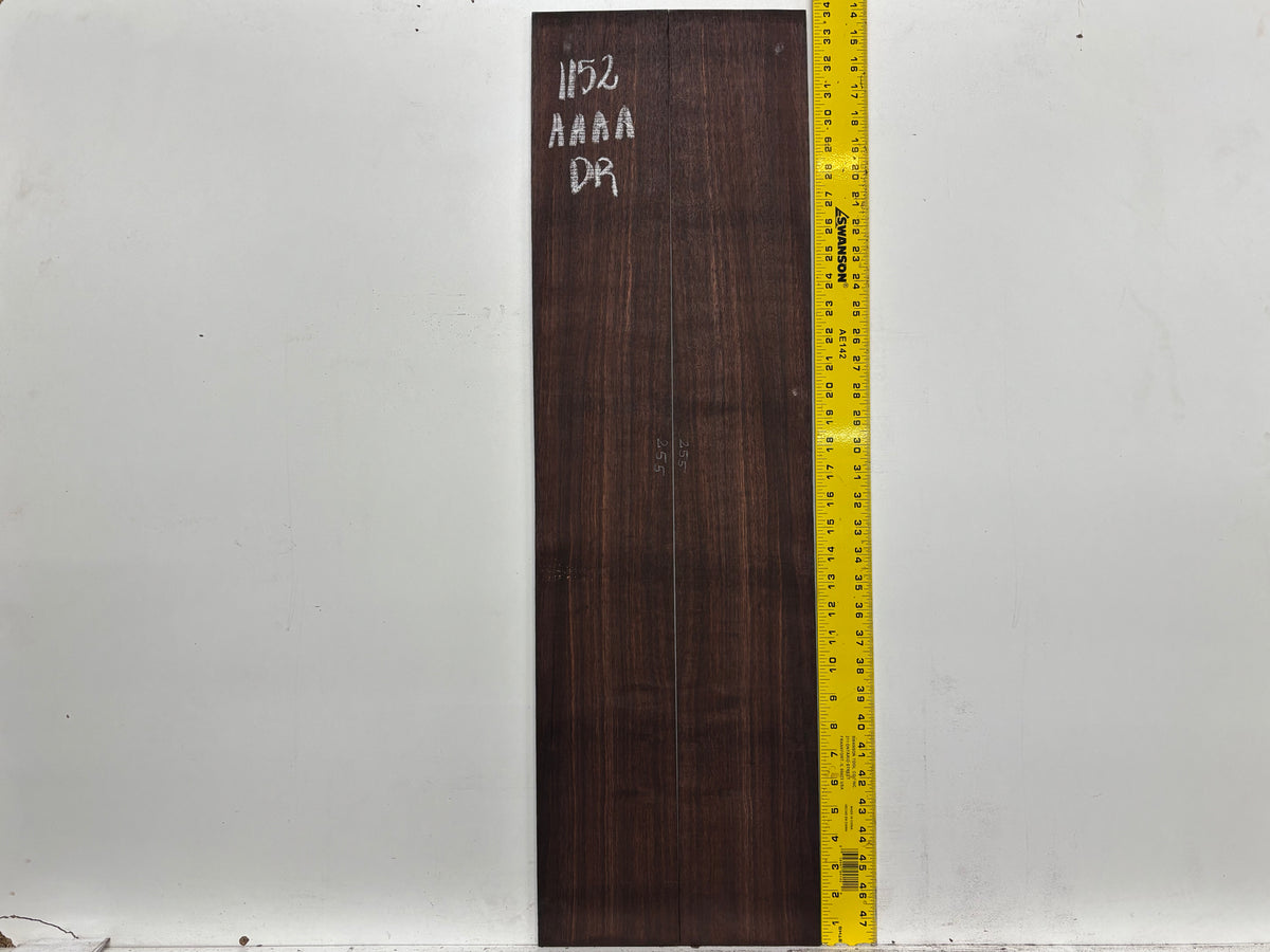 East Indian Rosewood Dreadnought AAAA Grade Guitar Back & Side Set #1152 - Exotic Wood Zone